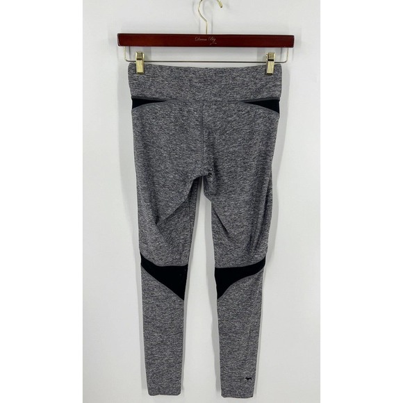 Victorias Secret PINK Ultimate Yoga Pants Size Small Gray Black Workout Leggings - Picture 3 of 4